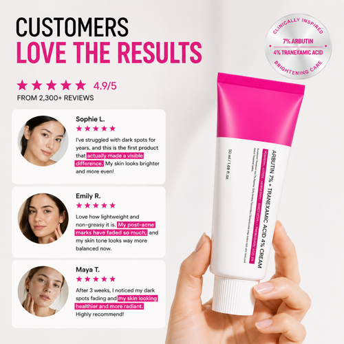 Arbutin 7% + Tranexamic Acid 4% Brightening Cream