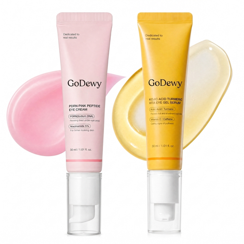 GoDewy Eye Serum with Salmon DNA PDRN & Kojic Acid Turmeric